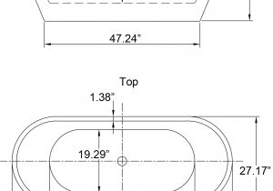 Freestanding Bathtub Sizes 67" Contemporary Bathroom White Acrylic Freestanding