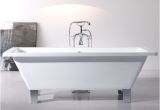 Freestanding Bathtub Square Shop Modern Freestanding 71 Inch Acrylic Tub with Square