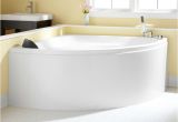 Freestanding Bathtub Stores Near Me 56" Boracay Corner Acrylic Tub Bathroom