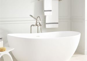 Freestanding Bathtub Stores Near Me Winifred Resin Freestanding Tub Matte Finish Bathroom