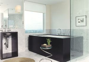 Freestanding Bathtub Table Little Luxury 30 Bathrooms that Delight with A Side Table