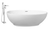 Freestanding Bathtub Thailand 69 X 33 Freestanding soaking Bathtub by Streamline Bath