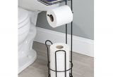 Freestanding Bathtub Tray Mdesign Free Standing toilet Paper Holder with Shelf for