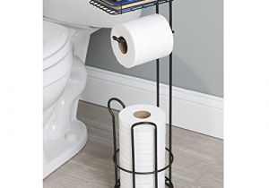 Freestanding Bathtub Tray Mdesign Free Standing toilet Paper Holder with Shelf for