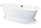 Freestanding Bathtub Under 60 Inches Elizabethan Classics 60 Inch Dual On Plinth Pedestal