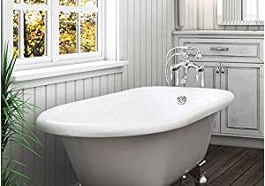 Freestanding Bathtub Under 60 Inches Luxury 60 Inch Modern Clawfoot Tub In White with Stand