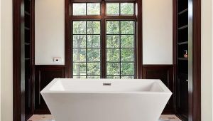 Freestanding Bathtub Under 60 Inches Streamline White 60 Inch Freestanding Tub with Internal