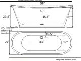 Freestanding Bathtub Width Bathroom Choose Your Best Standard Bathtub Size and Type