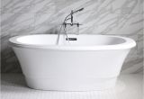 Freestanding Bathtub with Deck Mount Rio66 66 Inch Long Two Piece Acrylic Freestanding Bathtub