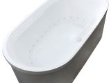 Freestanding Bathtub with End Drain Lucien Oval Freestanding Bathtub Contemporary Bathtubs