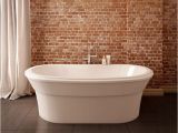 Freestanding Bathtub with Faucet Deck Acryline Inc Freestanding Baths Ovani Ovani