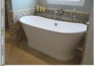 Freestanding Bathtub with Faucet Deck Pin by C K On Masterbath