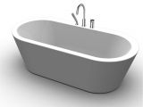 Freestanding Bathtub with Faucet Deck Renwil Dexter 71 In Acrylic Freestanding Flatbottom Non