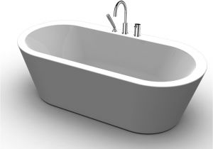 Freestanding Bathtub with Faucet Deck Renwil Dexter 71 In Acrylic Freestanding Flatbottom Non