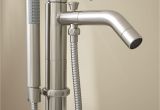 Freestanding Bathtub with Faucet Included Caol Freestanding Tub Faucet with Handshower