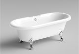 Freestanding Bathtub with Feet 1700mm Traditional Bathroom Freestanding Chrome Dragon