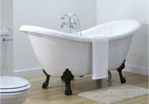 Freestanding Bathtub with Feet Double Ended Roll top Slipper Freestanding Bath Tub Ball