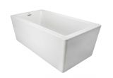 Freestanding Bathtub with Heater Faucet