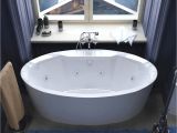 Freestanding Bathtub with Jets Salina Deluxe 34 X 68 Oval Bathtub