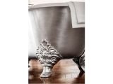 Freestanding Bathtub with Legs Freestanding Silver Leaf Bathtub On Legs Carlton Silver by