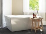 Freestanding Bathtubs 60 X 32 Shop Ove Decors Morgan White Acrylic Rectangular