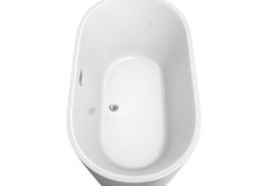 Freestanding Bathtubs 60 X 32 Wyndham Collection Carissa Freestanding Bathtub at Menards