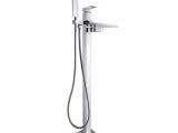 Freestanding Bathtubs Faucets Freestanding Bathtub Waterfall Style Faucet Floor Mount