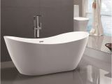 Freestanding Bathtubs for Sale Shop Vanity Art White Acrylic 71 Inch Freestanding soaking