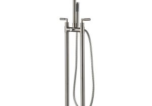 Freestanding Bathtubs with Faucets Free Standing Bathtub Faucet Brushed Nickel 2 Handles