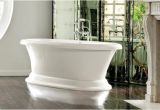 Freestanding Bathtubs with Jets Dual Ended Jetted Pedestal Tub with Air Bath