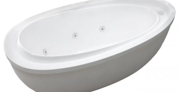 Freestanding Bathtubs with Jets Renoir 38 X 71 Oval Freestanding Bathtub W Whirlpool