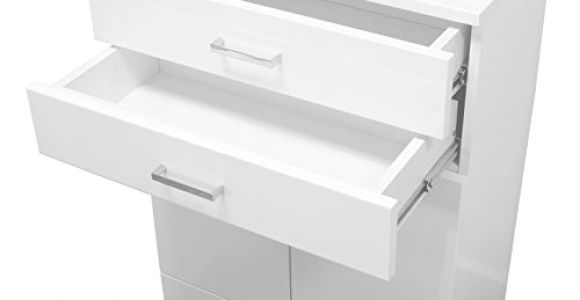 Freestanding Gloss Bathroom Cabinets Trento Freestanding White Gloss Bathroom Cabinet by