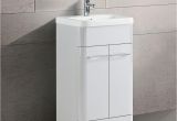 Freestanding Gloss Bathroom Cabinets Zenox Freestanding Bathroom Vanity Unit Ceramic Basin