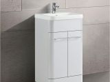 Freestanding Gloss Bathroom Cabinets Zenox Freestanding Bathroom Vanity Unit Ceramic Basin