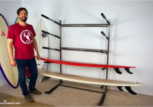 Freestanding Surfboard Display Rack Freestanding Surf Rack Holds 5 Surfboards Storeyourboard Youtube