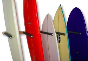 Freestanding Surfboard Display Rack Vertical Surfboard Wall Rack 3 6 or 9 Wood Surf Rack