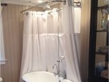 Freestanding Tub and Faucet Combo Clawfoot Tub Deckmount Shower Enclosure Bo W Gooseneck