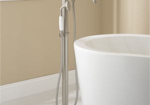 Freestanding Tub Faucet Bracket Leta Freestanding Tub Faucet with Hand Shower Bathroom