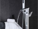 Freestanding Tub Faucet Ebay Chrome Floor Mounted 1 Handle Waterfall Freestanding