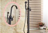 Freestanding Tub Faucet Floor Mount Floor Mount Free Standing Oil Rubbed Bronze Bathroom