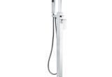 Freestanding Tub Faucet Height Modern Freestanding Chrome Floor Mounted Tub Filler with