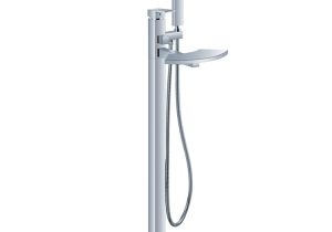 Freestanding Tub Faucet Installation On Slab Freestanding Bathtub Waterfall Style Faucet Floor Mount