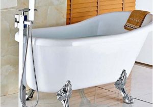 Freestanding Tub Faucet On Sale Hot Sale Votamuta Floor Mounted Waterfall Spout Tub Shower