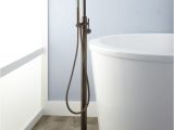 Freestanding Tub Faucet Options Benkei Freestanding Tub Faucet and Hand Shower Bathroom