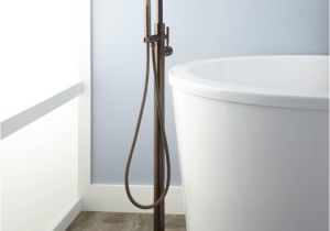 Freestanding Tub Faucet Options Benkei Freestanding Tub Faucet and Hand Shower Bathroom