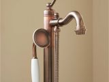 Freestanding Tub Faucet Options Leta Freestanding Tub Faucet with Hand Shower Bathroom