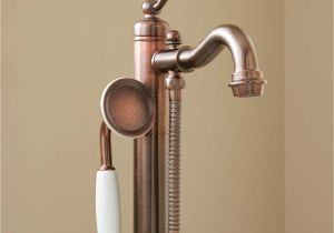 Freestanding Tub Faucet Options Leta Freestanding Tub Faucet with Hand Shower Bathroom