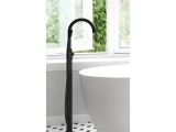 Freestanding Tub Faucet Rona Jacuzzi Primo Matte Black 1 Handle Freestanding Bathtub