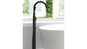Freestanding Tub Faucet Rona Jacuzzi Primo Matte Black 1 Handle Freestanding Bathtub