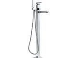 Freestanding Tub Faucet Wall Mount Floor Mounted Chrome Faucet Free Standing Tub Filler with